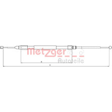 Metzger | Seilzug, Feststellbremse | 10.4138