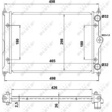 NRF | Kühler, Motorkühlung | 519505