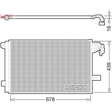 Denso | Kondensator, Klimaanlage | DCN32063