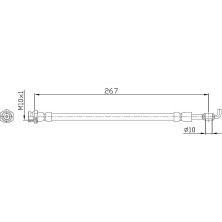 Metzger | Bremsschlauch | 4112230