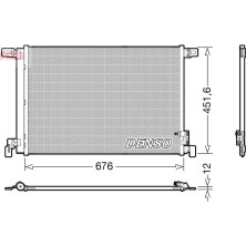 Denso | Kondensator, Klimaanlage | DCN02008