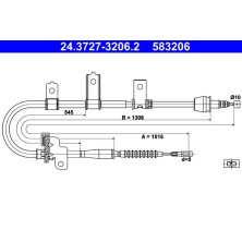 ATE | Seilzug, Feststellbremse | 24.3727-3206.2