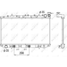 NRF | Kühler, Motorkühlung | 513497