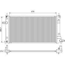 Valeo | Kühler, Motorkühlung | 701263