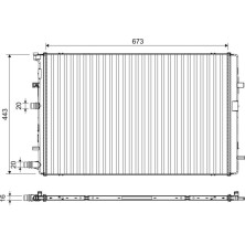 Valeo | Kühler, Motorkühlung | 701395