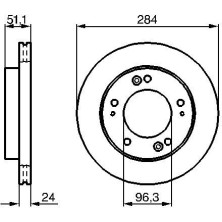 BOSCH | Bremsscheibe | 0 986 479 020