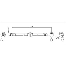 Metzger | Bremsschlauch | 4111952