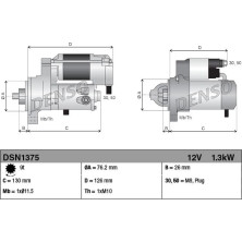 Denso | Starter | DSN1375