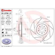 Brembo | Bremsscheibe | 09.8780.21