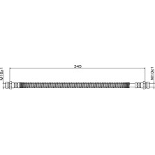 Metzger | Bremsschlauch | 4111881