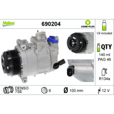 Valeo | Kompressor, Klimaanlage | 690204