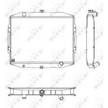 NRF | Kühler, Motorkühlung | 504125