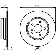 BOSCH | Bremsscheibe | 0 986 478 446