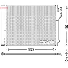 Denso | Kondensator, Klimaanlage | DCN05031