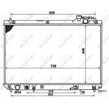 NRF | Kühler, Motorkühlung | 58378