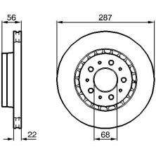 BOSCH | Bremsscheibe | 0 986 478 388