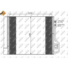 NRF | Kondensator, Klimaanlage | 35937