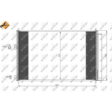NRF | Kondensator, Klimaanlage | 35641