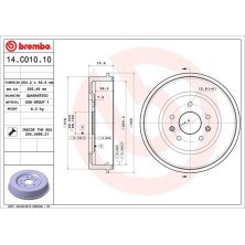 Brembo | Bremstrommel | 14.C010.10