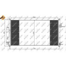 NRF | Kondensator, Klimaanlage | 35550