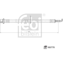 febi bilstein | Bremsschlauch | 183770