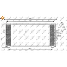 NRF | Kondensator, Klimaanlage | 35268