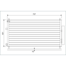 Valeo | Kondensator, Klimaanlage | 822593