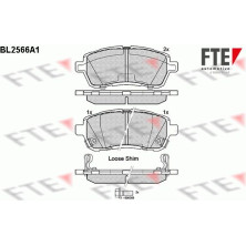 FTE | Bremsbelagsatz, Scheibenbremse | 9010817