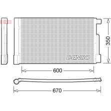 Denso | Kondensator, Klimaanlage | DCN01004