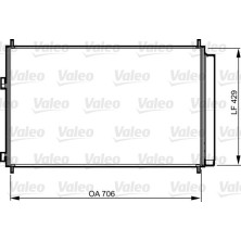 Valeo | Kondensator, Klimaanlage | 814204