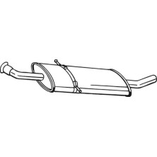 Bosal | Mittelschalldämpfer | 175-017