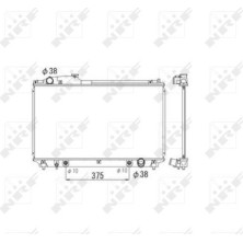 NRF | Kühler, Motorkühlung | 53584