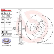 Brembo | Bremsscheibe | 09.N246.21