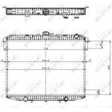 NRF | Kühler, Motorkühlung | 519533