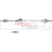 Metzger | Seilzug, Kupplungsbetätigung | 11.2533