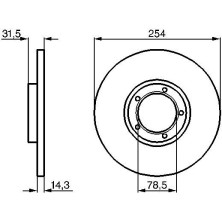 BOSCH | Bremsscheibe | 0 986 478 345