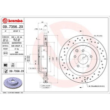 Brembo | Bremsscheibe | 09.7356.2X