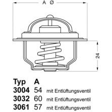 Wahler | Thermostat, Kühlmittel | 3032.88