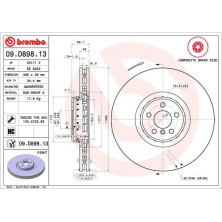 Brembo | Bremsscheibe | 09.D898.13