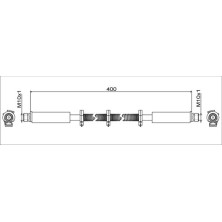 Metzger | Bremsschlauch | 4111748