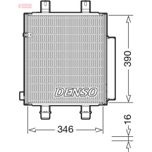 Denso | Kondensator, Klimaanlage | DCN35004