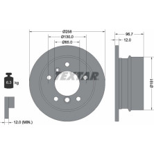 Textar | Bremsscheibe | 92137503