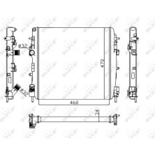 NRF | Kühler, Motorkühlung | 58317A