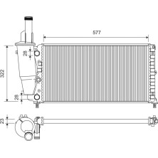 Valeo | Kühler, Motorkühlung | 730976