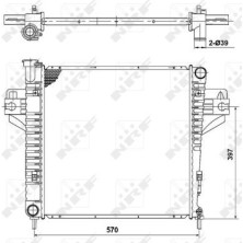 NRF | Kühler, Motorkühlung | 53182