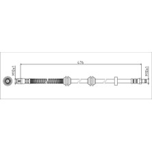 Metzger | Bremsschlauch | 4111788