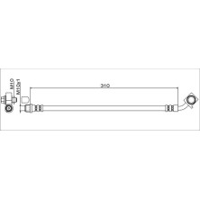 Metzger | Bremsschlauch | 4111551