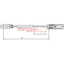 Metzger | Seilzug, Feststellbremse | 11.5935