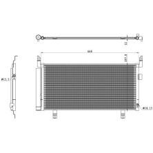 NRF | Kondensator, Klimaanlage | 350468