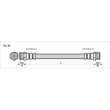 Metzger | Bremsschlauch | 4111018